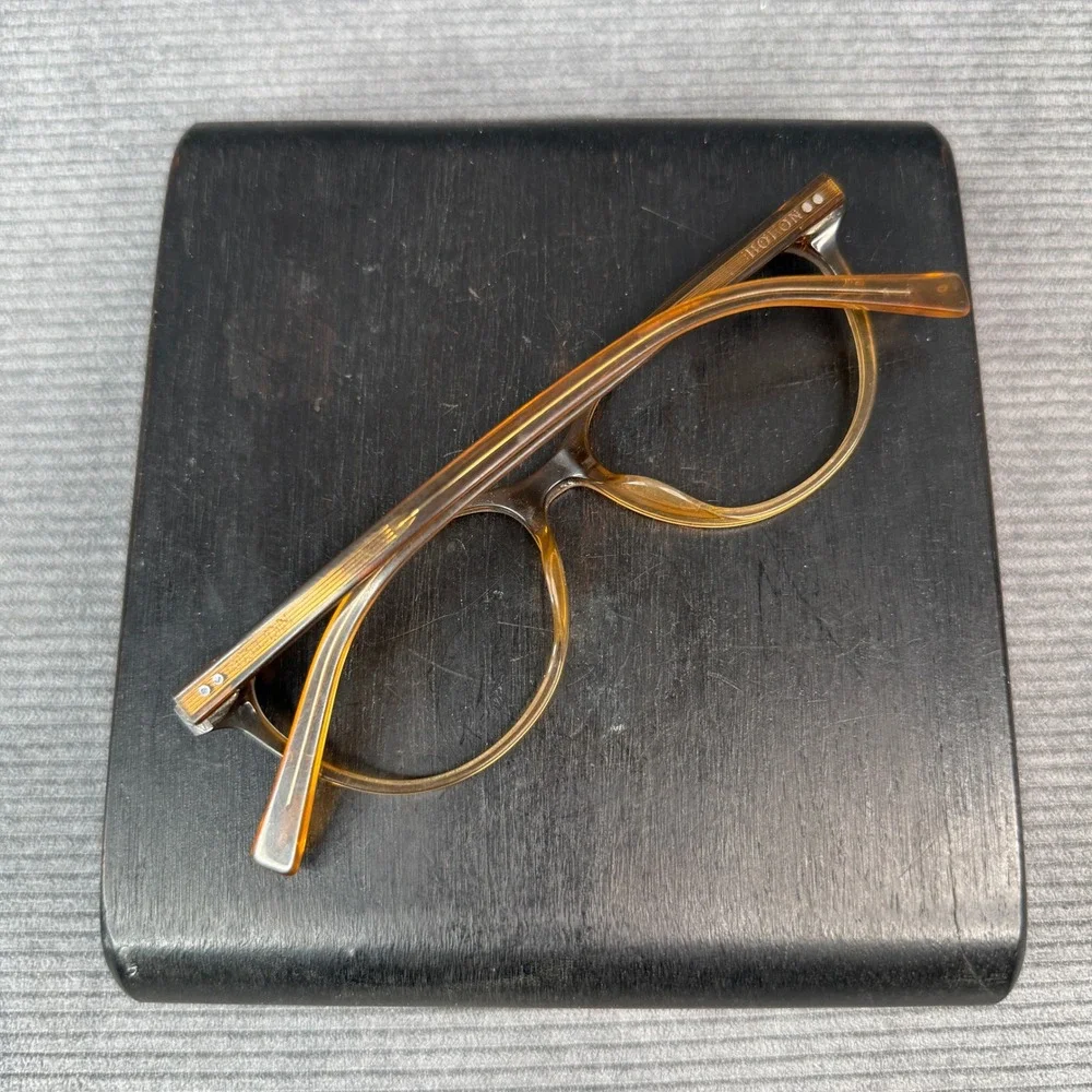 Bolon BJ3069 B20 Brown Amber Cat Eye‎ Y2K Eyeglasses Frames 52-15-145 Italy